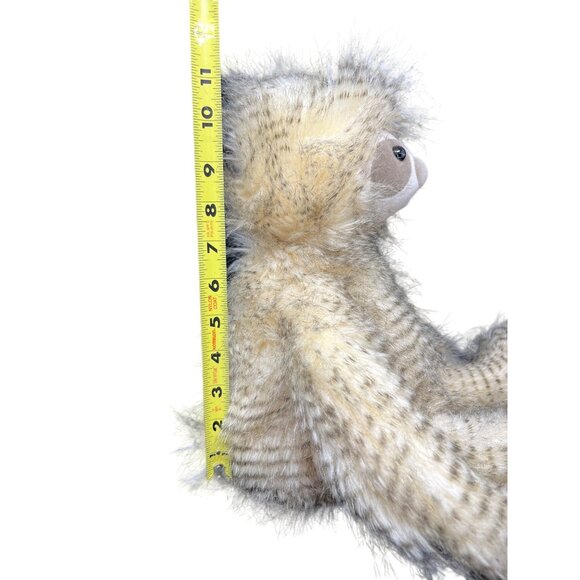 Realistic Sloth Body Warmer Marshalls 2023 Brown Tan Plush Animal - Picture 10 of 11